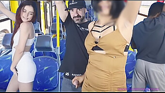 A Sexy Woman Was Touched And Orgasmed On A Crowded Bus!