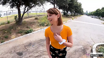 Ginger Grey'S First Porn Experience Includes Public Flashing And Oral Skills