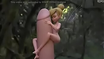 Tinker Bell's wild ride with a massive cock - Hentai x Ass fuck