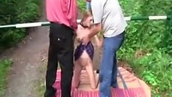 Outdoor Humiliation Of A Blonde Amateur