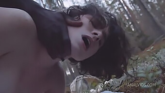 Darcy Dark'S Unexpected Anal Encounter With A Bbc In The Woods