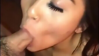 Amazing Asian Girlfriend Gives A Beautiful Blowjob And Receives A Facial