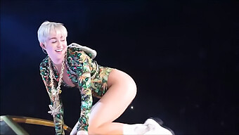 American Celebrity Miley Cyrus' Erotic Video Leads To Inevitable Orgasm