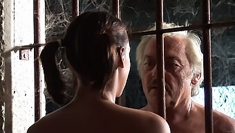 Old Man And Young Girl Engage In Amateur Oral And Vaginal Intercourse