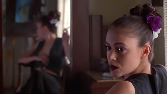 Alyssa Milano Stars In Poison Ivy 2: Lily, Scene 05 Featuring Kissing And Alyssa'S Talents