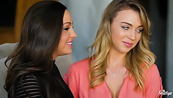 Akcie dievčat na dievčatách: Abigail Mac a Zoey Taylor na divokej lesbickej párty