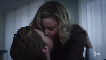 Actress Abbie Cornish In Steamy Bridesmaids Kiss And Orgasm