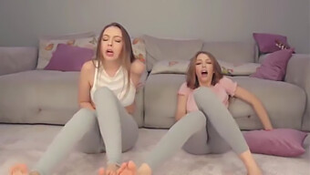 Twin Sisters Enjoy Female Ejaculation And Love