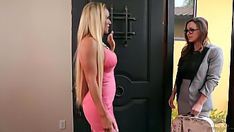 Kate England Discovers Her Mom And Her Teacher In A Lesbian Encounter With Tegan James