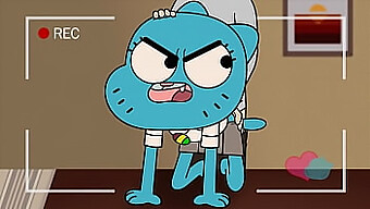 A primeira incursão de Nicole Watterson no pornô amador - Uma jornada tentadora pelo mundo do Gumball