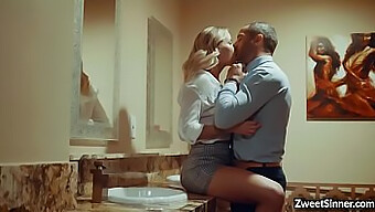 Jessa Rhodes, A Powerful Woman, Unexpectedly Encounters Her Clandestine Partner In A Nearby Tavern And Initiates Intense And Vigorous Sexual Activity Within The Restroom.