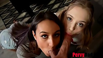 Horny Daddy Gets Double The Pleasure With Anastasia Knight And Eliza Ibarra