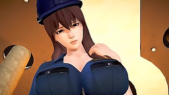 A Beautiful Police Officer Gets A Sensual 3d Hentai Massage And Orgasm