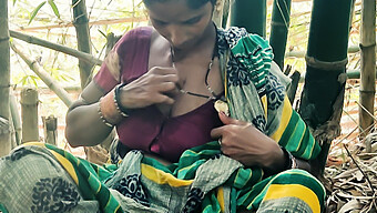 Amateur Indian Wife Enjoys Outdoor Sex In The Forest