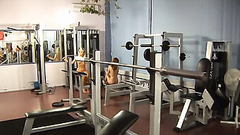 Naked European Girls Working Out In A Gym