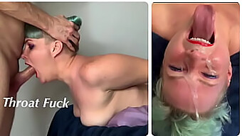 Stepdaughter Takes On A Huge Cock In Extreme Oral Pleasure