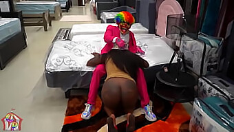 A Customer Gets Fucked By A Furniture Salesman In A Public Store