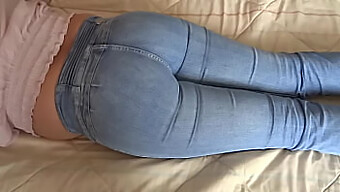 A Collection Of Videos Featuring My 58-Year-Old Latina Wife, Showcasing Her Big, Hairy Ass In Jeans And Revealing Her Panties