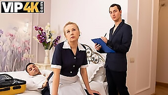 Mature Russian Maid Serves Up Some Unexpected Room Service