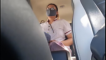 Asian Teacher Gives Deepthroat And Creampie In Exchange For Free Ride