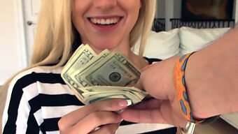 Petite Blonde Teen Exchanges Money For Sexual Encounter With Stranger In Pov