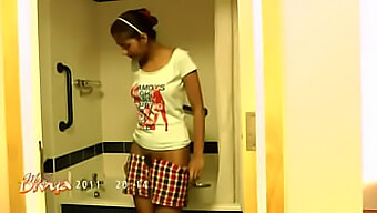 Divya'S Sensual Bathroom Pleasure In India