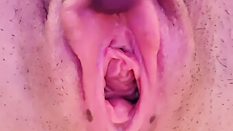 Intense Vibrator Masturbation And Creampie Orgasm