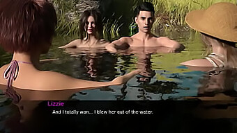 Small And Young American Teens With Big Asses And Big Tits Swim In A Lake And Engage In Hardcore Anal Action